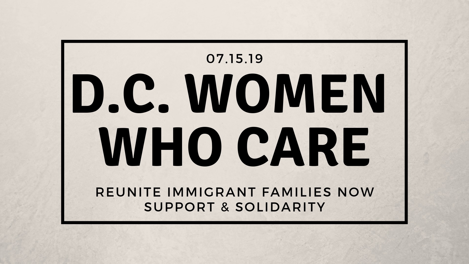 DC Women who care fundraiser